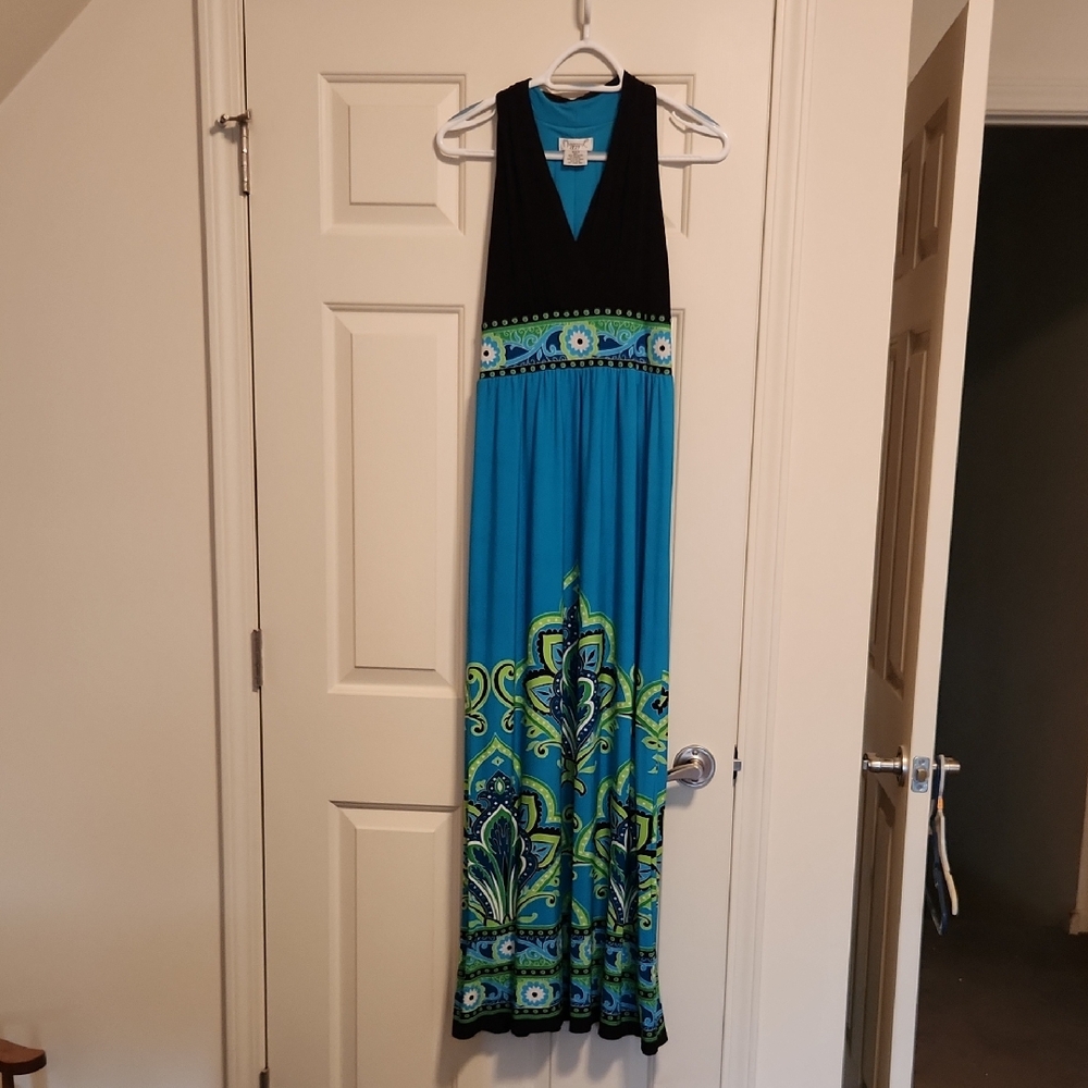 Maggy L empire Waist Maxi Dress